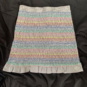 Stretchy rainbow skirt
